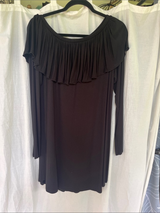 Chaser Dresses & Skirts - NWT black chaser ruffle dress size m
